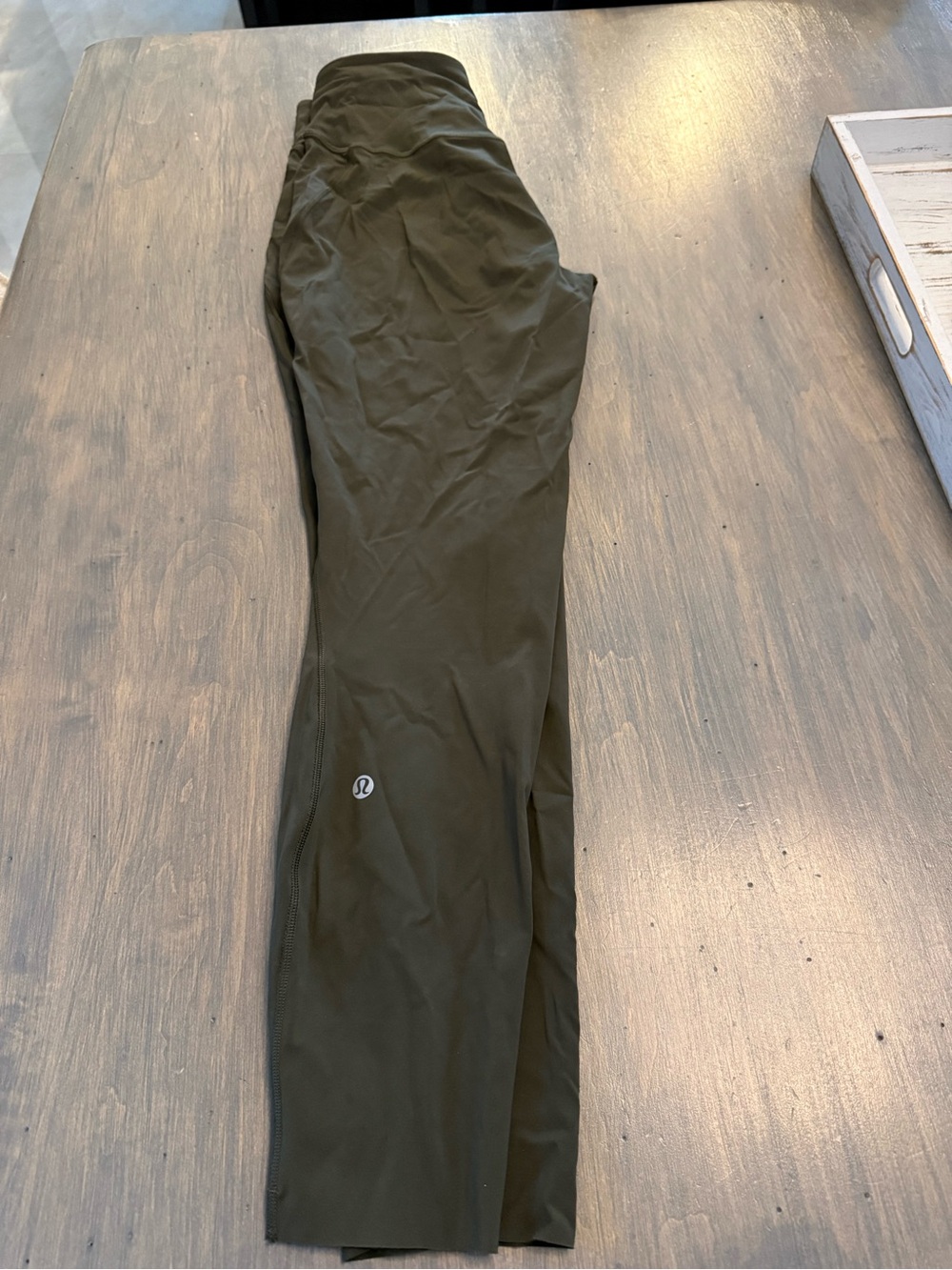 lululemon athletica women’s Olive Green fast and free legging